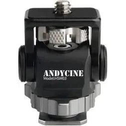 Andycine Vlogger swivel and tilt monitor Mount holder with Cold Shoe for 5 inch and 7 inch Monitor
