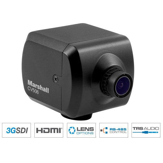 Marshall CV506 - Miniature Full-HD Camera (3G/HDSDI & HDMI)