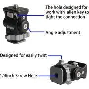 ANDYCINE C Stand Heavy Duty 100% Metal Max 10.8ft/330cm with 4.2ft