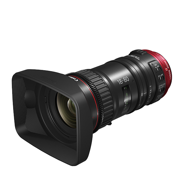 Canon CN-E 18-80mm T4.4 COMPACT-SERVO EF-Mount Cinema Zoom Lens