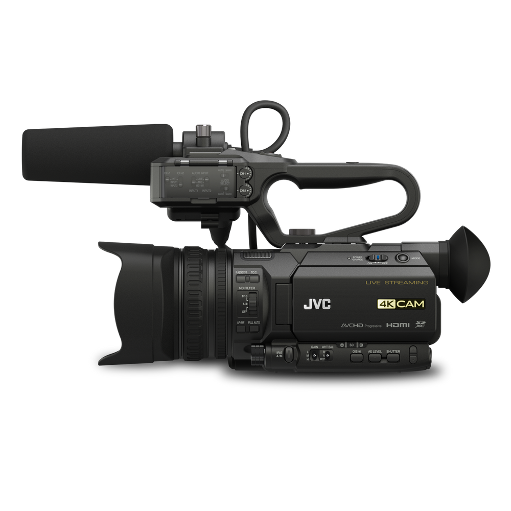 GY-HM250U 4K COMPACT HANDHELD CAMCORDER w/INTEGRATED 12X LENS