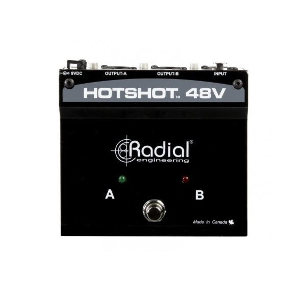 RADIAL HOTSHOT 48V CONDENSER MICROPHONE SWITCHER